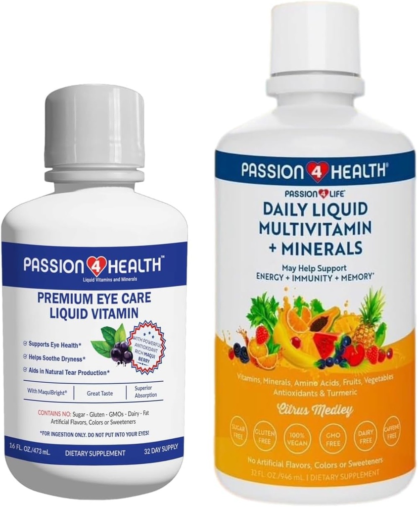 Premium Eye Care flydende vitaminer Bundle