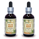 Fo-Ti Root (Polygonum Multiflorum) Tincture, Organic Dried Roots Liquid Extract (Brand Name: HerbalTerra, Proudly Made in USA) 2x2 fl.oz (2x60 ml)