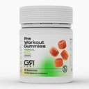 GR Fuel Pre Workout Gummies Non‑Stim | Lion’s Mane, Cordyceps & L‑Theanine | with Cognizin Citicoline, VasoDrive‑AP | Pump, Focus, & Endurance | Vegan & USA Made | 30 Servings (Tropical Blast)