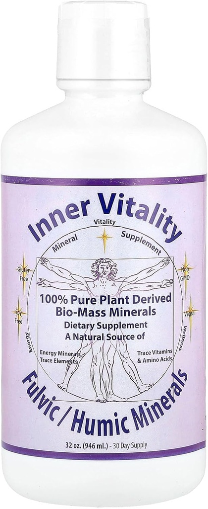 Morningstar Minerals Inner Vitality, Fulvic/Humic Minerals, 32 oz (946 ml)