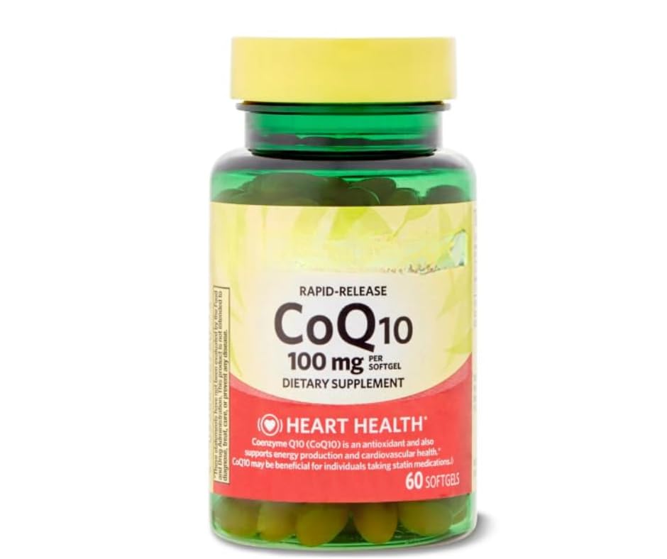 SEDLAV Rapid-Release CoQ10 Heart Health Dietary Supplement Softgels, 100 mg, 60 Count Sticker