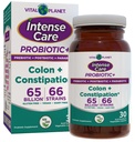 Vital Planet - Intense Care Colon & Constipation Probiotics, Prebiotics, Postbiotics, Parabiotics, 4-in-1 Refrigerated Supplement for Adults, 65 Billion CFU, 66 Strains, Digestive and Immune, 30 ct