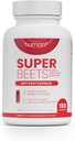 Humann SuperBeets Beet Root Capsules Quick Release 1000mg, Hjælper støtte Nitrooxide Produktion, Blodtryk, Heart Health, Indeholder non-GMO Beetroot Powder, Studerede Antioxidanter 180 Greve