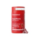 Humann SuperBeets Beet Root Capsules Quick Release 1000mg, Hjælper støtte Nitrooxide Produktion, Blodtryk, Heart Health, Indeholder non-GMO Beetroot Powder, Studerede Antioxidanter 180 Greve