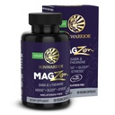 Magnesiumsupplement L- Theaninkapsler Mood, Sleep & Stress Support med Magnesium Bisglycinat, L- Theanine & GABA fremmer afslapning, søvnkvalitet & mental Clarity Vegan & non- Drowsy 90 Kapsler