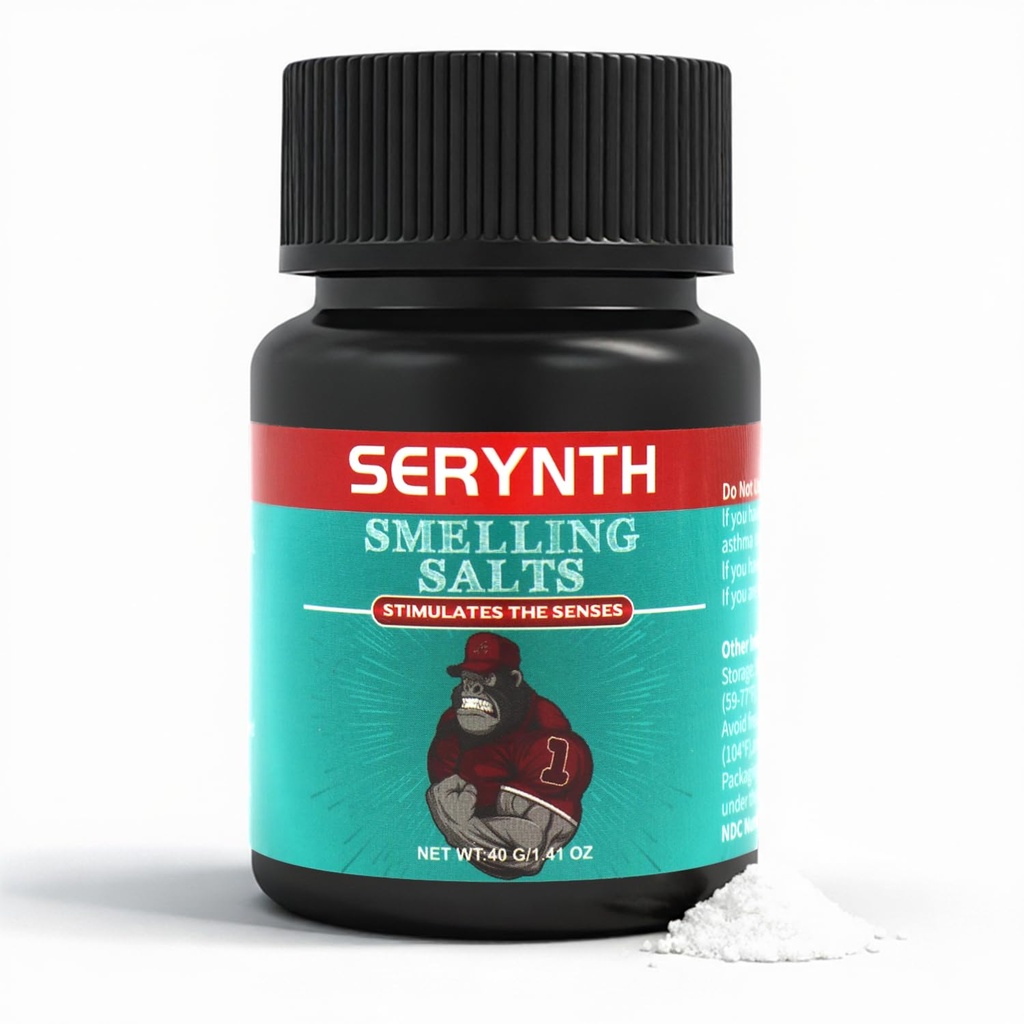 Smelling Salts Wake Up for Athletes, Instant Energy Salts for Instant Energy & Focus,Used in Powerlifting, Weightlifting Football & Hockey.