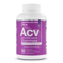 Væsentlige elementer Apple Cider Vincitol Gumier fra The Mother - Naturligt -Sourced, Vegan ACV med folinsyre og vitamin B6 & B12 60 Tæl