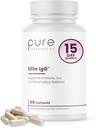 Pure Therapro Rx Elite IgG Immunoglobulin Supplement- 124; 1100 + mg IgG, IGA & IgM Serum Derived Immunoglobuliner (SBI) - 124; Colostrum Supplement- Alternativ - 124; Gluten, Dairy & GMO Free (60 kapsler)