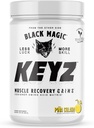Black Magic Keyz Amino Acid Matrix Powder - Muscle Recovery & Endurance - EAA 's, BCAA' s, & Taurine - Keto, No Sugar, Coffein Free - Pina Colada - 14.81 oz