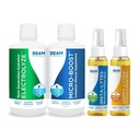 Beam Minerals Micro- Boost Humic Mineral Blend & Electrolyze Liquid and Insta- Lytes Natural Liquid Electrolytes 2oz og Happy- Lytes Fluvic Electrolyte Misting Spray 2oz