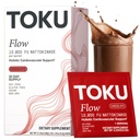 Toku Nattokinase 10,800 FU Supplement with Vitamin K2 MK7 & Oat Beta Glucan, Daily Circulation Support Powder, Plant-Based Drink Mix, Soy-Free, 30 Single-Serve Packets - Chocolate