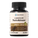DAIKEN Nattokinase 5,000 FU, High Potency Nattokinase Supplement, Non-GMO & Vegan, Lab Tested, 60 Capsules