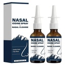 2PCS Iodine Nasal Spray, Daily Nasal Cleanse & Care Mist, Fine Mist Non-Medicated Nasal Spray for Dry Air, Travel & Daily Use, 120ml
