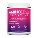 AminoLean Creatin for kvinder og mænd, Pure Mikroniseret Creatin monohydrat pulver supplement til muskel toning, Mood Support, Energy Boost, og hjerne sundhed, 300g