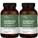 Earth Harmony Chelated Magnesium Glycinate 500mg - 120 kapsler (2- Pack, 1000 mg i alt)