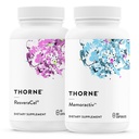 THORNE - ResveraCel (60 kapsler) & Memoractiv (60 kapsler) Bundle - Understøtter hjerne sundhed & sund aldring - Gluten, Dairy & Soy- Free