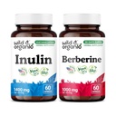 Wild & Organic Inulin 60 Capsules & Berberine 60 Capsules