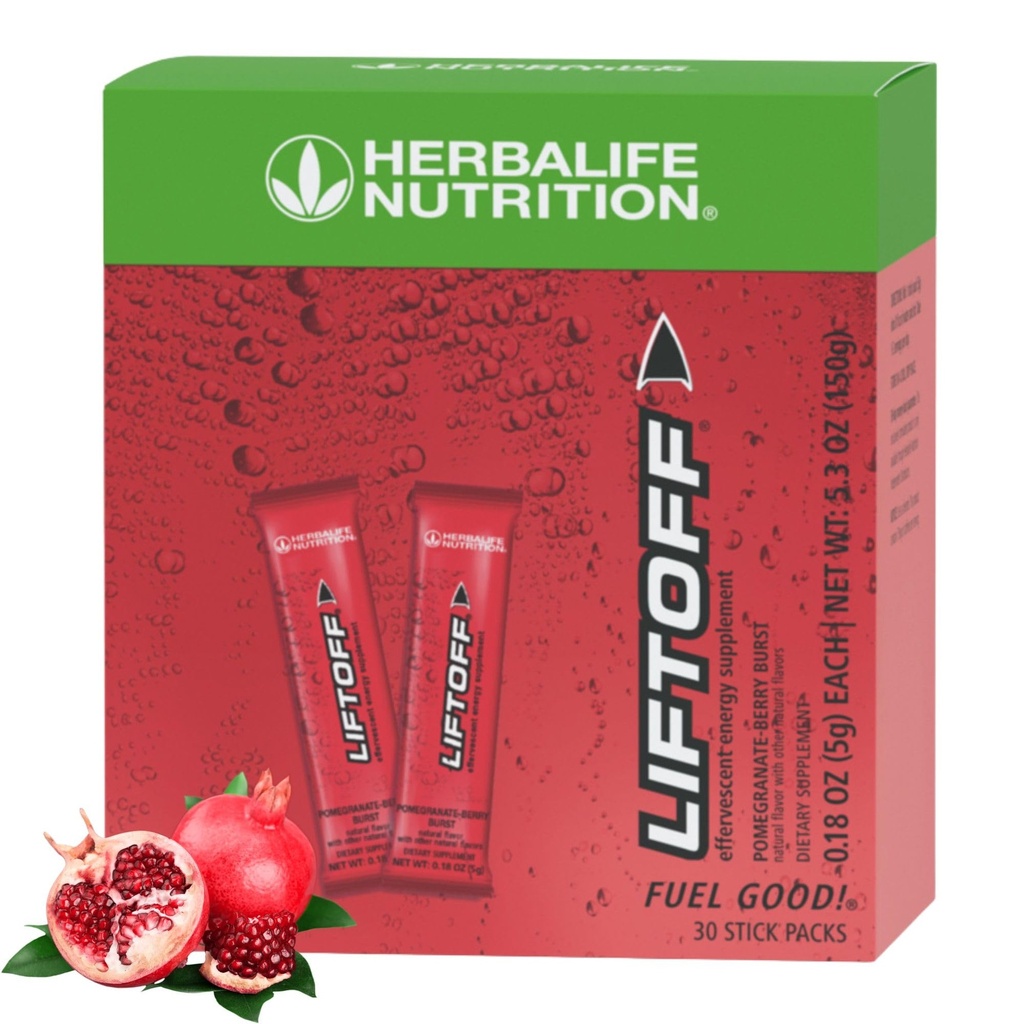 HERBALIFE Liftoff Pomegranate-Berry Burst 30 Tablets