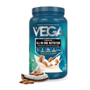 Vega All-in-One Nutrition Organic Vegan Protein Powder – Coconut Almond, 20g Protein Meal Replacement Shake – 1.52lbs (18 Servings)