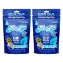 TeaZa Herbal Energy Pouches Nicotine Free Dip, Alternative Snuff and Healthy Dip Pouches, Cool Mint Chill (2 Pack) Tobacco Free Chew Premium Crisp Minty Flavor