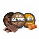 GRINDS Coffee Pouches Bundle: Double Mocha (100mg Caffeine) & Caramel (25mg Caffeine) - Energy Boost