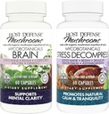 Host Defense Bundle med MycoBotanicals Brain * Kapsler, 60 Count & MycoBotanicals Stress Decompress * Kapsler, 60 Count - Support Memory & Focus - Support Afslapning *