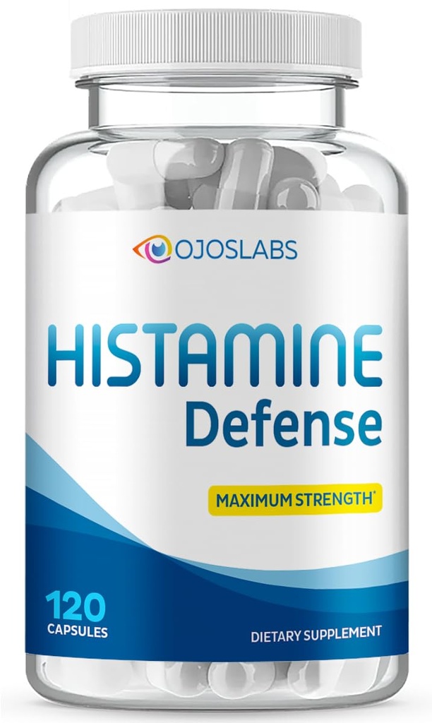 Avanceret Histamine Defense - Natural D-Hist supplement til Block Histamine Intolerance - 120 kapsler