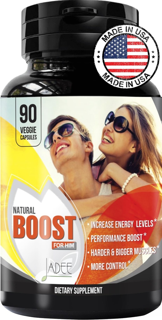 Jadee Natural Male Enhancing Supplement - Øge 2 "i 60 dage Udvidelsen & Male Enhancement piller, Promote Størrelse, Styrke, Energi, Stamina, Sidste Længere Erect Support, Testosteron Booster for mænd
