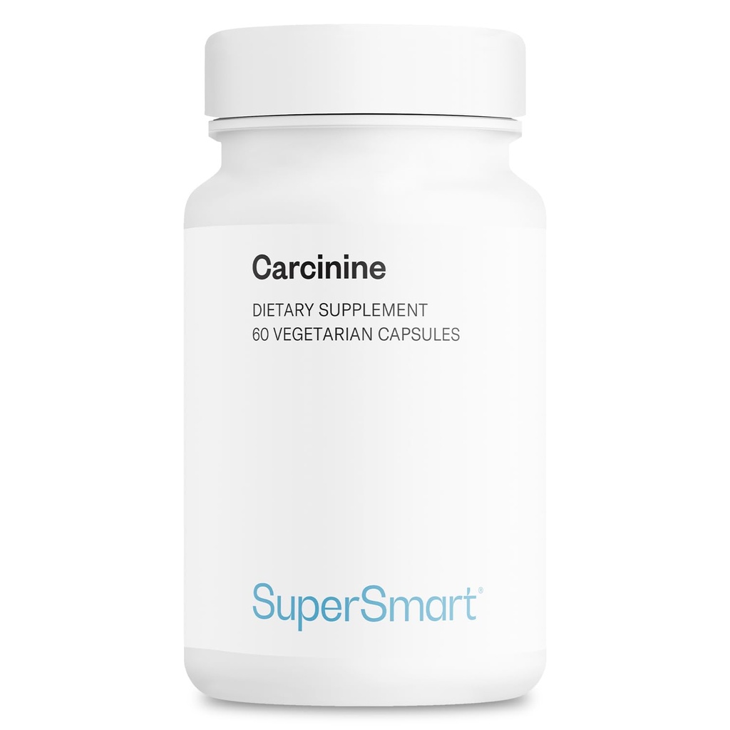 Supersmart - Carcinine 300mg per dag (Patenteret) - Stabil L- Carnosine Supplement - 124; Non- GMO & Gluten Free - 60 vegetariske kapsler