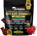 3200 MG Pure Himalayan Shilajit Gummies Organic for Men & Women with Probiotics & Magnesium Ashwagnadha Chaga Turmeric Fulvic Acid 105 + Trace Minerals I Vegan Non- GMO I Lab Testet I 90 Greve