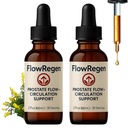 Flowregen Prostate Drops, Flowregen Supplement for Men, Prostate Flow+Circulation Support, with Horse Chestnut, Butcher's Broom, Grape Seed, Maca Root, Boost Energy - 2fl oz (60ml) (2)