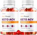 (2 Pack) Rapid Ripped Keto ACV Gumies Support, Rapitrup Keto Plus Apple Cider Vincious Gummy Advanced Formel 1050MG, Alle naturlige Gomitas anmeldelser, 120 Gummies for 2 Måneder