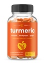NutraChamps gurkemeje til voksne & børn med Ginger & Black Pepper Extract, 95% Curcuminoids, Vegan Natural Curcumin Fælles Support, Tumerisk Gummy Kosttilskud