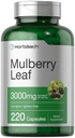 Horbäach Mulberry Leaf Extract Capsules 300 mg 1 4; 220 Greve 1 4; Non- GMO, Gluten Free Herbal Supplement