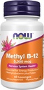 Now Foods Supplements, Methyl B- 12 (Methylcobalamin) 5.000 mcg, Nervesystemet Sundhed *, 60 Lozenges