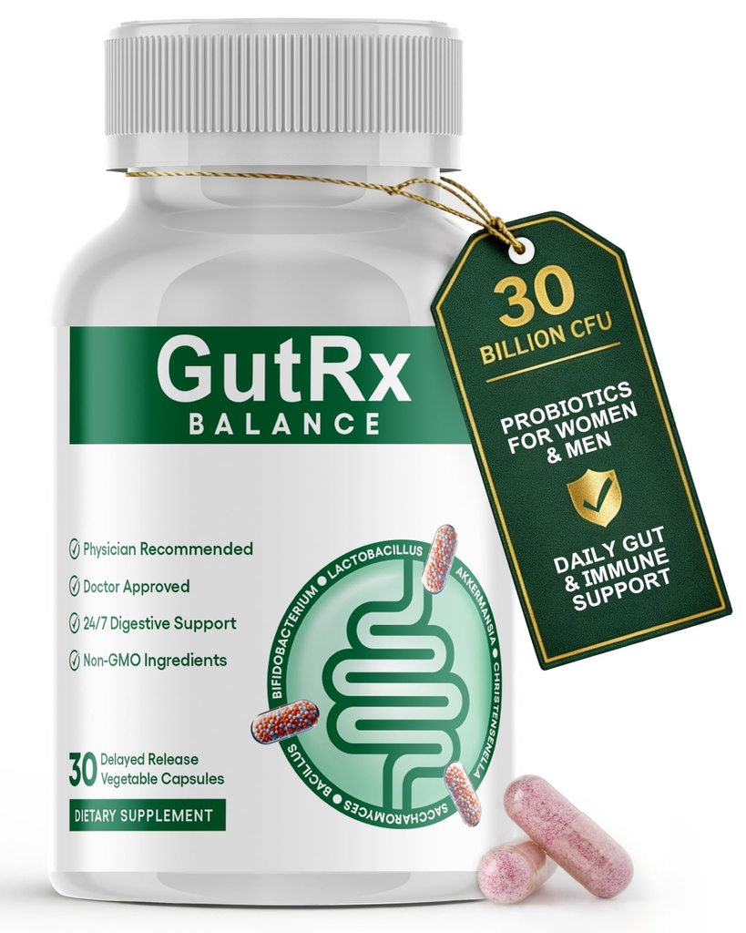 Balance – Probiotics for Women & Men with Akkermansia Probiotic & Christensenella, GLP-1 Alternative for Gut Health with Lactobacillus Plantarum, Gluten Free, Delayed-Release, 30 ct