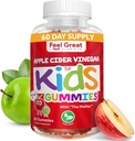 Feel Great Apple Cider Vincious Gummies for Kids Note 124; Rig i fordøjelsesenzymer & naturlige antioxidanter til Gut Health