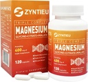 Triple Magnesium Complex 124; 400mg af Magnesium Glycinat, Malat & Citrate for Muscles, Nerves & Energy