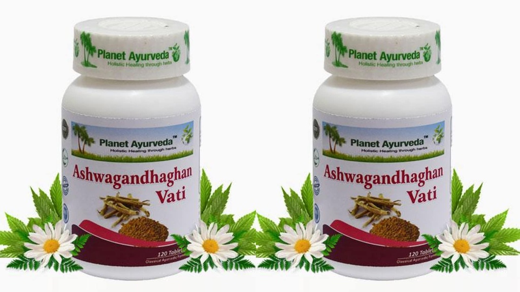 Planet Ayurveda ASHWAGANDHAGHAN VATI - Pack of Two