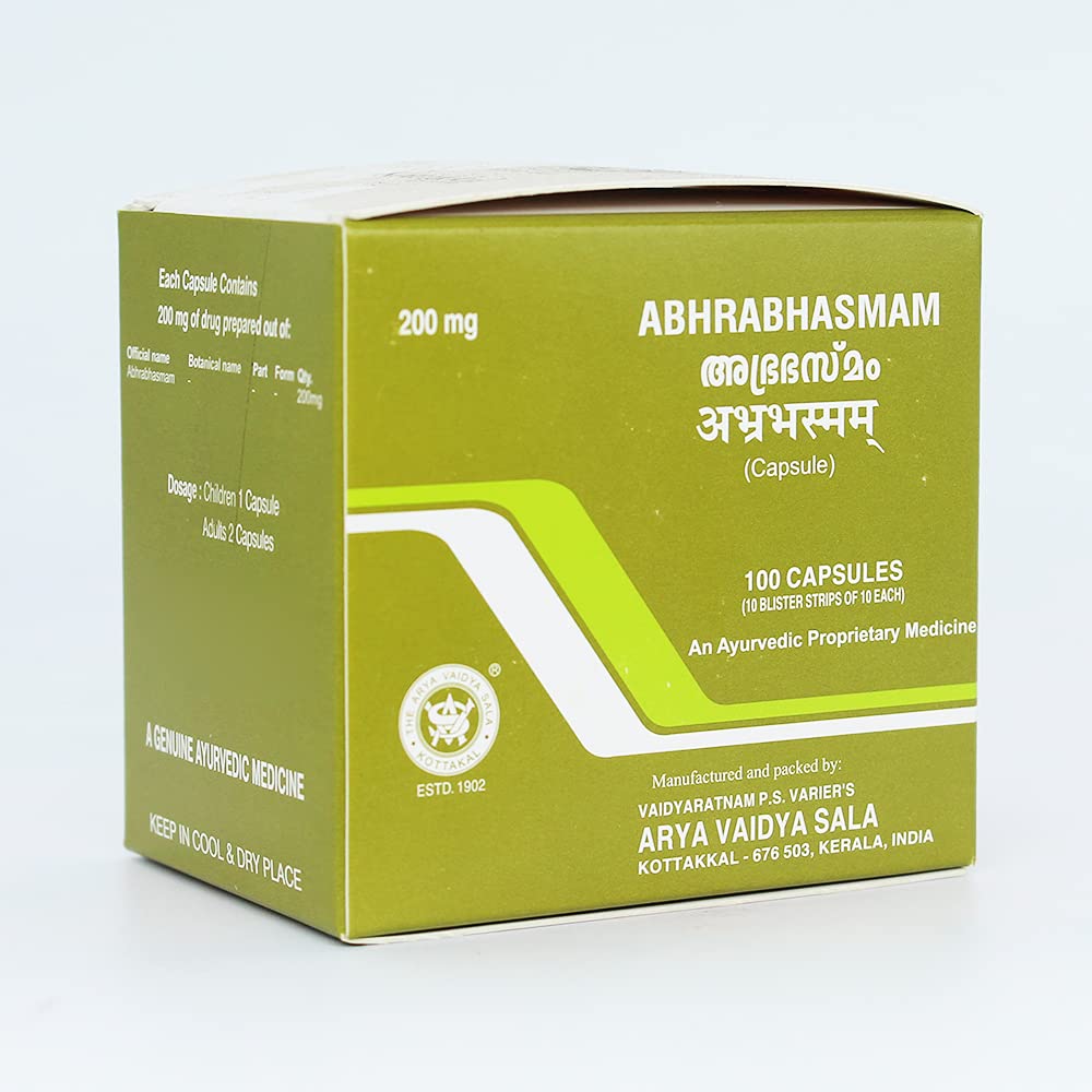Kottakkal Abhrabhasmam 200 mg Capsule