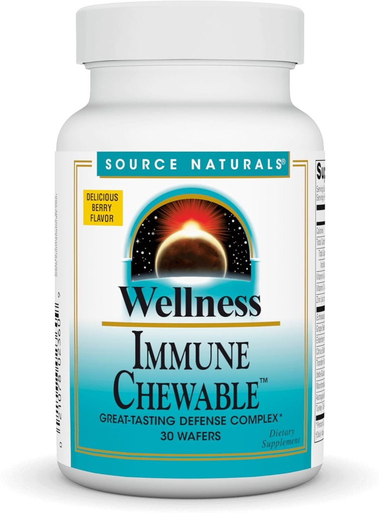 Source Naturals Wellness immun Chewable Defense Complex * - 30 Chewables Wafers