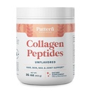 Mønster Wellness Collagen Peptider Powder (Type I & III) - Hår, negle, Hud og fælles sundhed - Græs Fed & Pasture Raised - Hydrolyzed Collagen, Non- GMO, Dairy Free, & Keto - Unflavored (16 Oz)