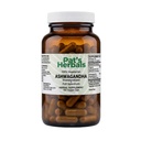 Pat's Herbals Ashwagandha Capsules | 180 Count | 600mg Pure Ashwagandha Root | Vegan & Non-GMO | USA Grown