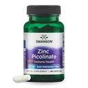 Swanson Zink picolinat - Mineral supplement Fremme Prostata sundhed, Vision sundhed, & immunforsvar - Body Foretrukne form af chelated zink - (60 kapsler, 22mg hver)