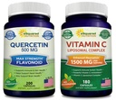 aSquared Nutrition Bundle for Quercetin 500mg & C-vitamin Liposomal Complex 1500mg - immunforsvar