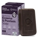 Marie Originals Eczema Face Soap Body Wash Bar - All Natural Psoriasis, Dermatitis Treatment for Dry Itchy Flaky Skin Relief - Gentle afgiftning, Healing, Anti- Itch, Cleansing Skincare (Pack of 2)