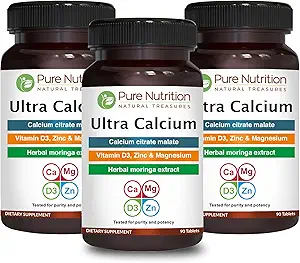 Pure Nutrition Ultra Calcium 1000mg med VIT D3 + K2