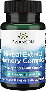 Swanson Herbal Extract Memory Complex 60 kapsler