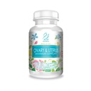 Aktivitet ovarier og Uterus Maksimal støtte med 15 avancerede faktorer og Omega-3 - Ikke GMO, Made in USA, 90 Tæl
