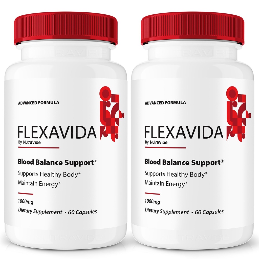(2 Pack) Flexavida Capsules – Daily Balance & Energy Support Supplement | Natural Formula for Overall Health & Active Lifestyle Support | Easy-to-Take Capsules, Non-Habit Forming (120 Capsules)